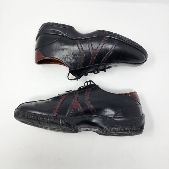 Allen Edmonds Men's Traveler Black Brown Lace‎ Up Shoe Size 8.5 E Style #76007 - Picture 5 of 11